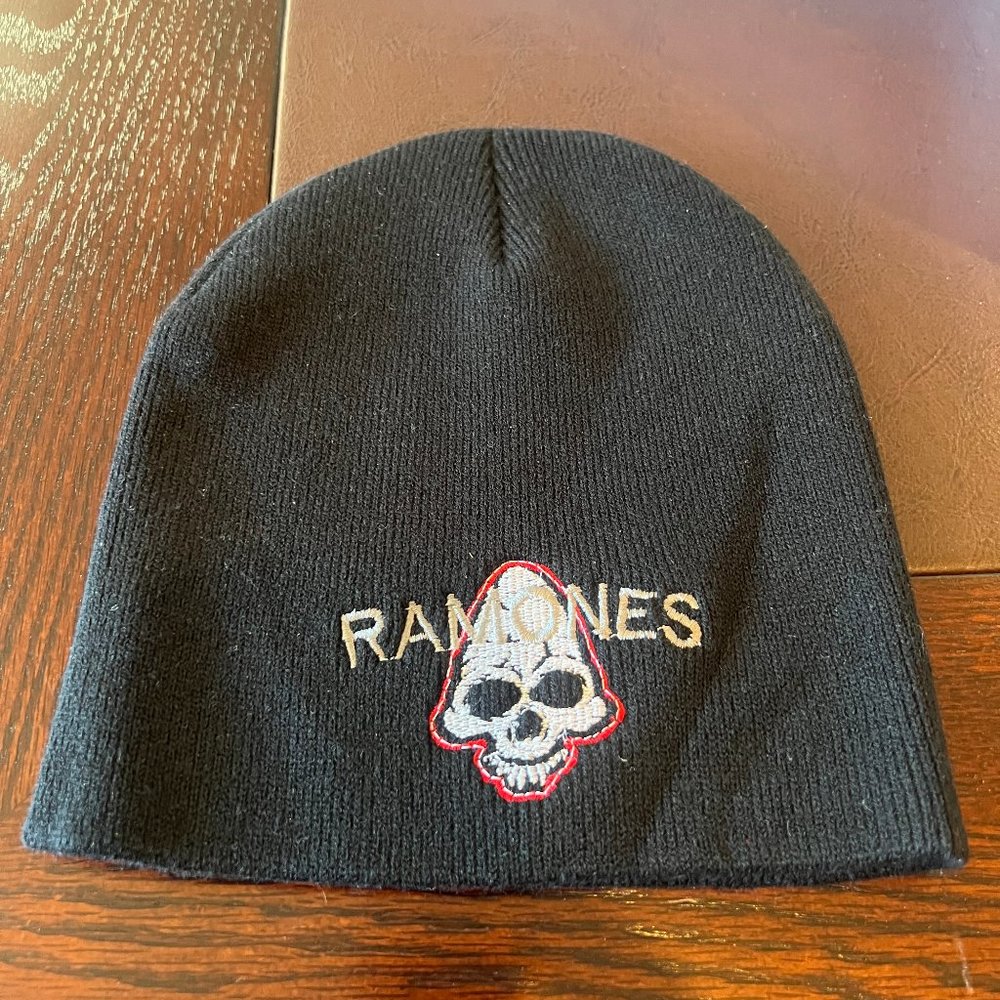 RAMONES Band Knit Beanie - Black Color beanie - Official Licensed - NEW